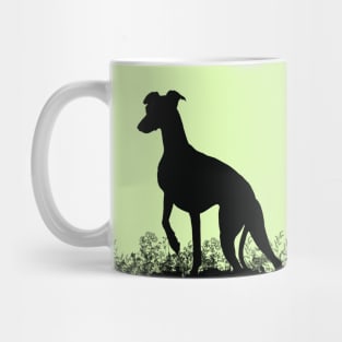 Whippet silhouette Mug